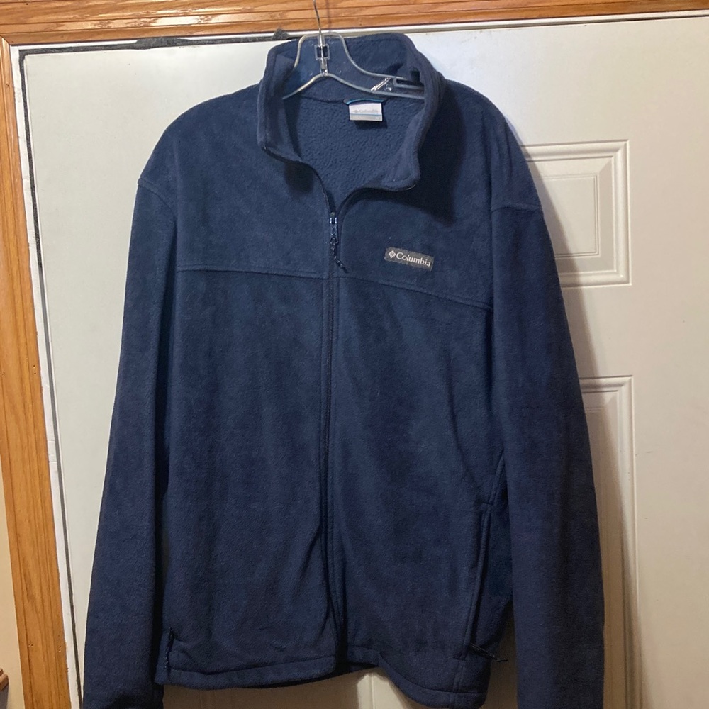 Columbia Men's Dark‎ Blue Fleece Performance Jacket XL